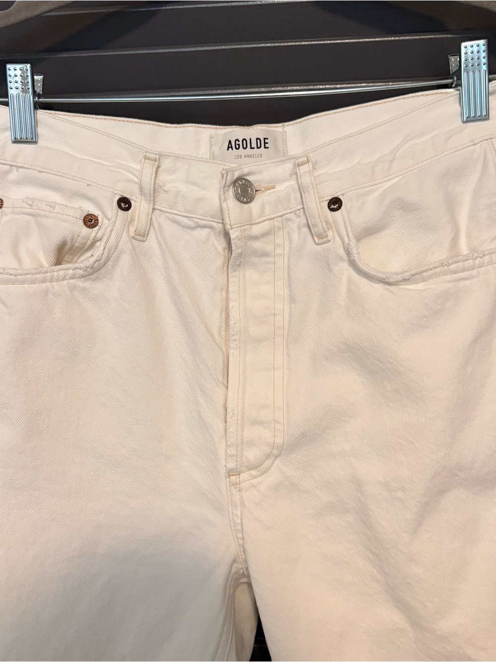 AGOLDE Riley High Rise Straight Crop jeans - Picture 3 of 8